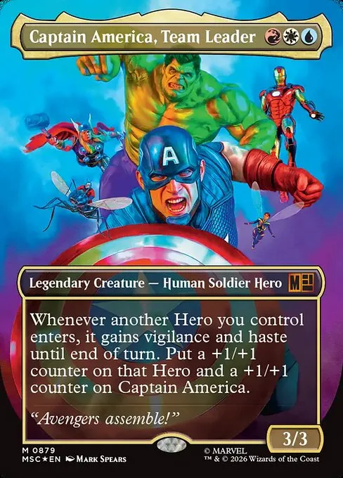 Captain America, Team Leader - Foil