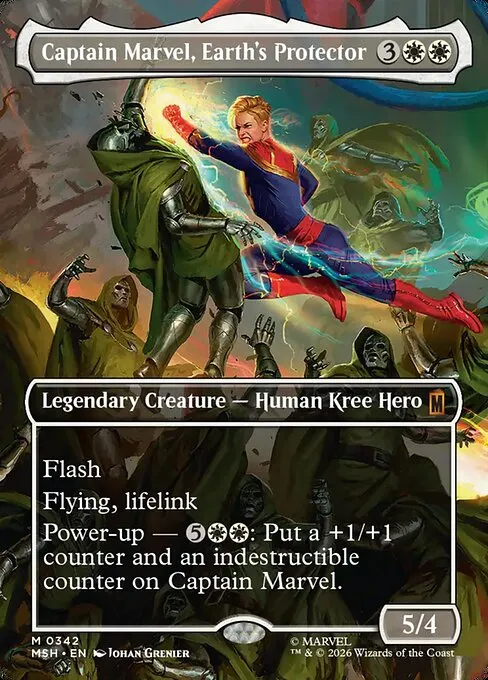 Captain Marvel, Earth's Protector - Foil