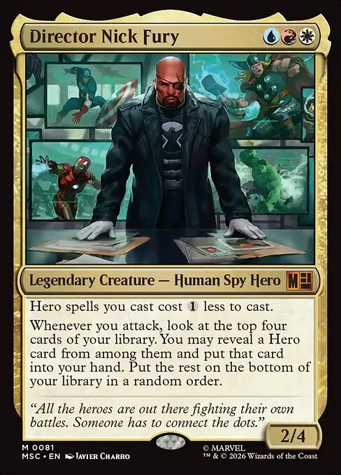 Director Nick Fury - Foil