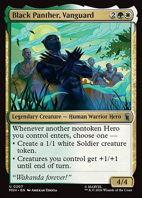 Black Panther, Vanguard - Foil