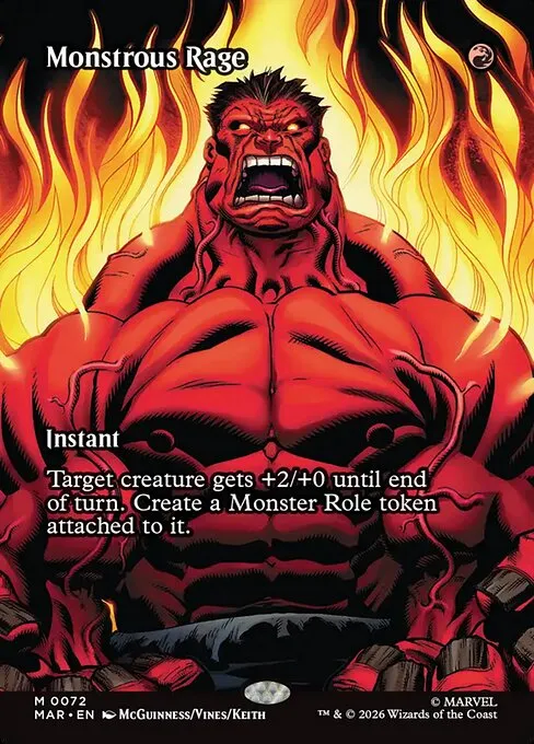 Monstrous Rage - Foil