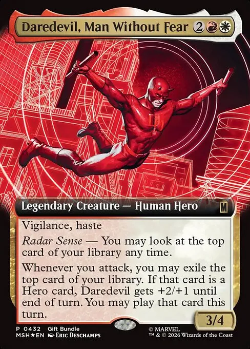 Daredevil, Man Without Fear - Foil