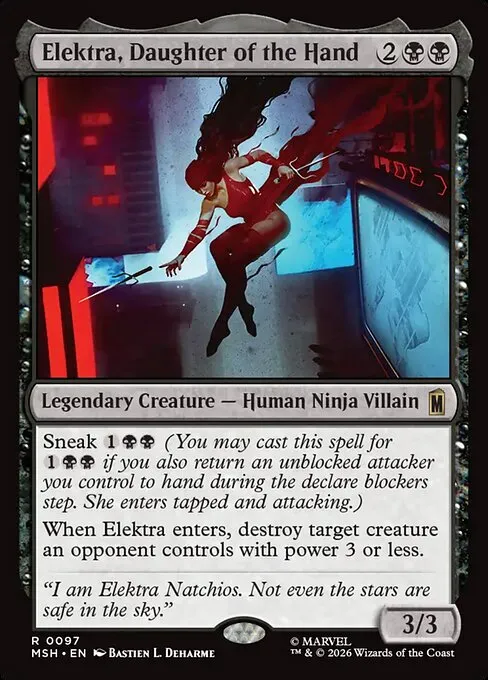 Elektra, Daughter of the Hand - Foil