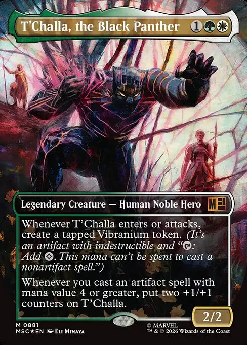 T'Challa, the Black Panther - Foil