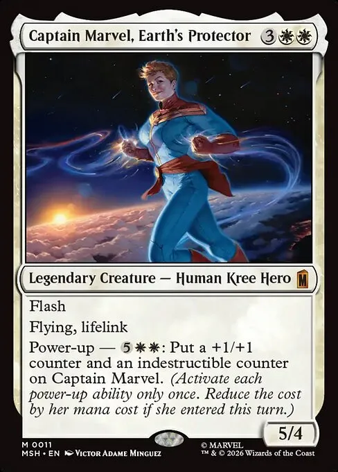 Captain Marvel, Earth's Protector - Foil