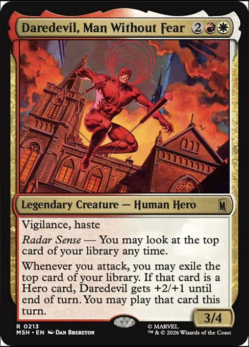 Daredevil, Man Without Fear - Foil
