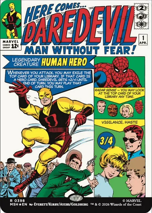 Daredevil, Man Without Fear - Foil