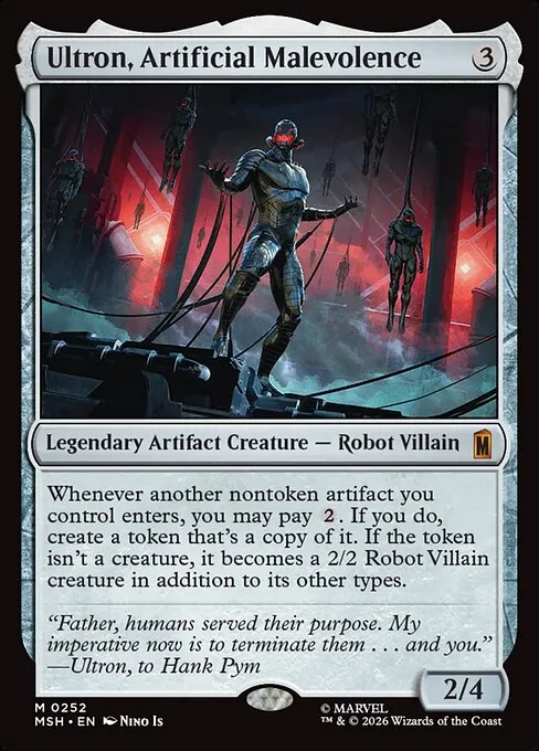 Ultron, Artificial Malevolence - Foil
