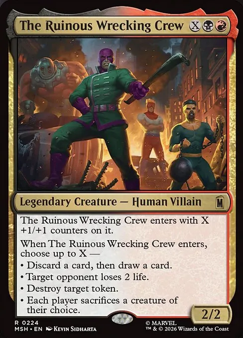 The Ruinous Wrecking Crew - Foil