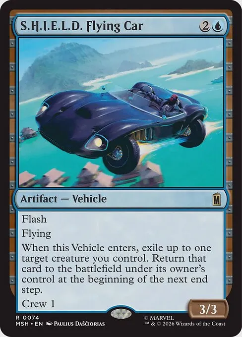 S.H.I.E.L.D. Flying Car - Foil
