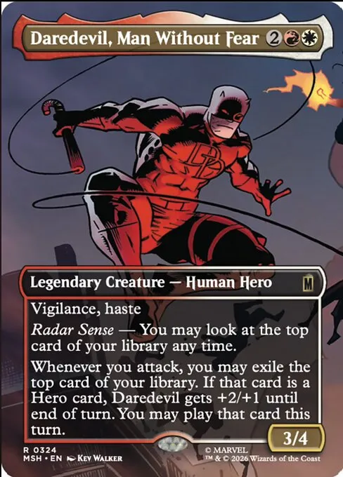 Daredevil, Man Without Fear - Foil