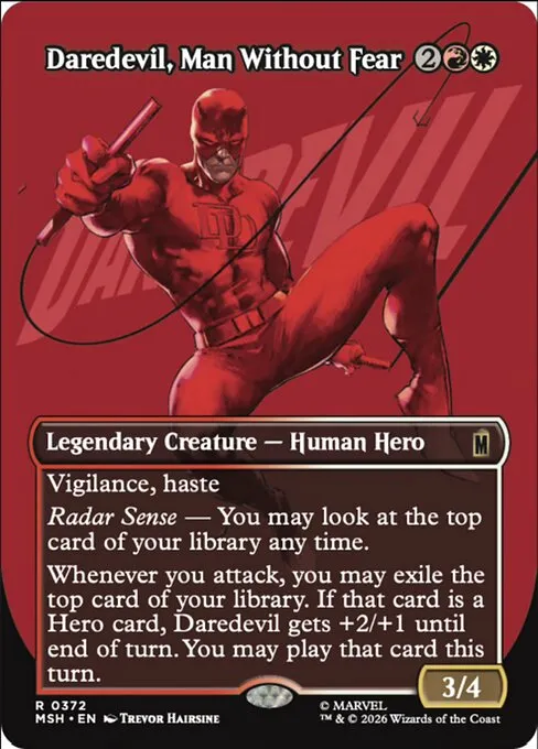 Daredevil, Man Without Fear - Foil