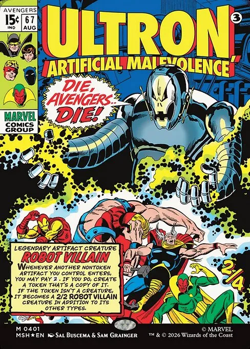 Ultron, Artificial Malevolence - Foil
