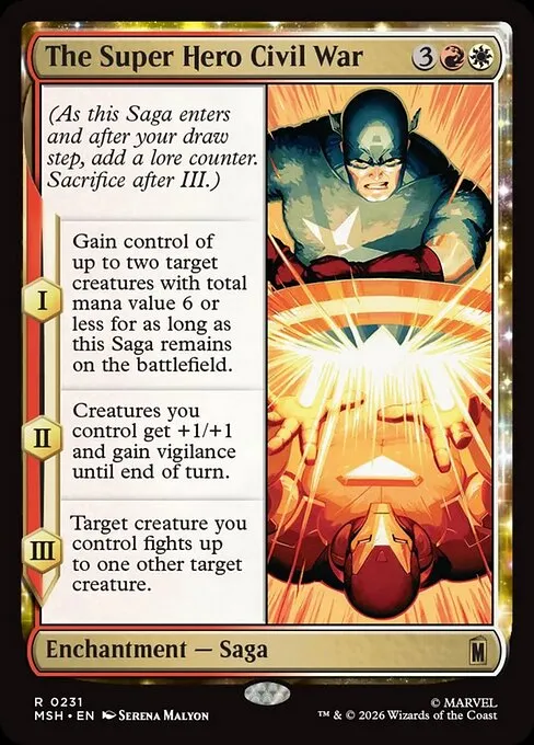The Super Hero Civil War - Foil
