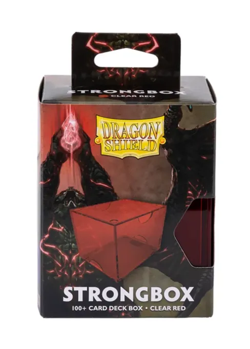 DRAGON SHIELD - STRONG BOX (clear red)