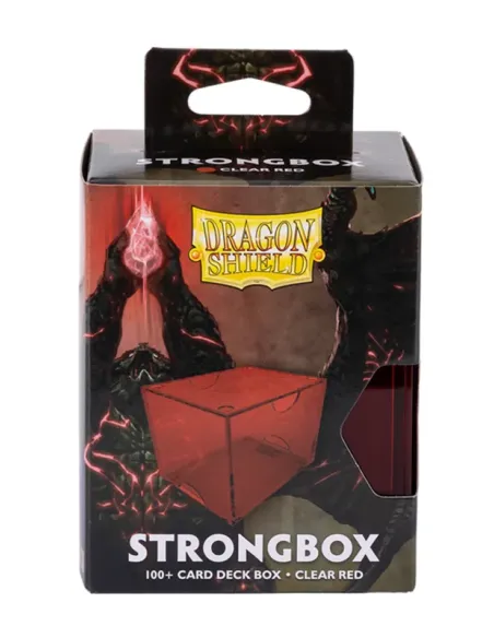 DRAGON SHIELD - STRONG BOX (clear red)