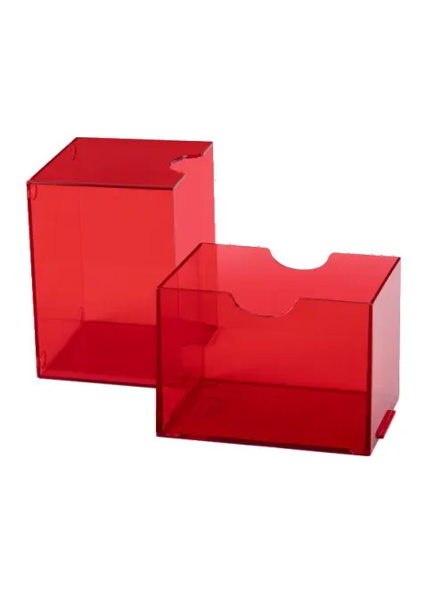 DRAGON SHIELD - STRONG BOX (clear red)