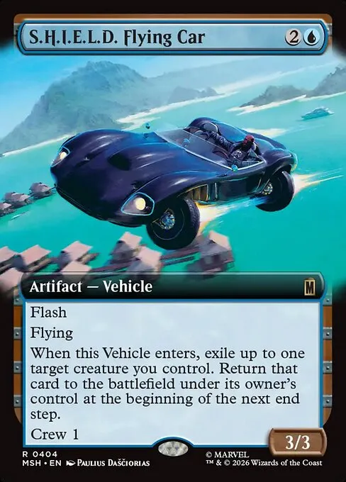S.H.I.E.L.D. Flying Car - Foil