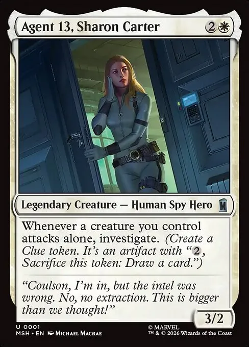 Agent 13, Sharon Carter - Foil