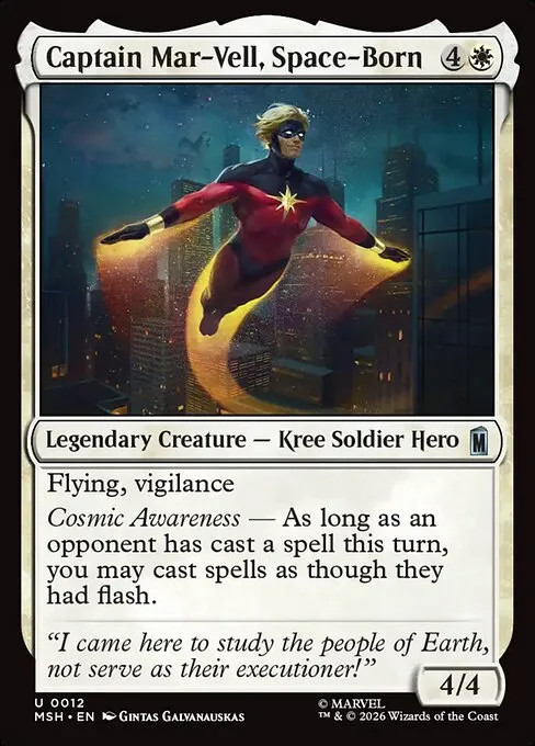 Captain Mar-Vell, Space-Born - Foil