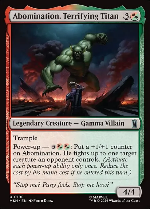 Abomination, Terrifying Titan - Foil
