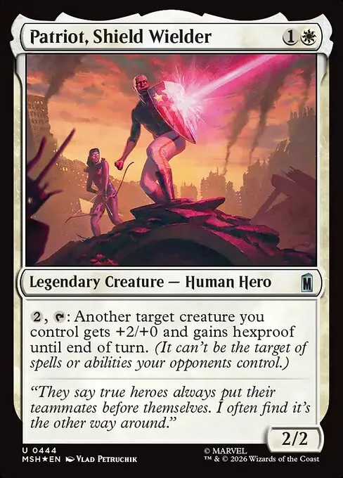 Patriot, Shield Wielder - Foil
