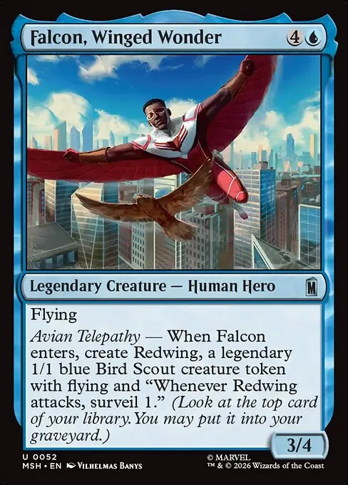 Falcon, Winged Wonder - Foil