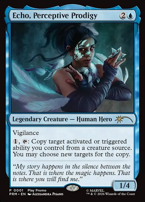 Echo, Perceptive Prodigy - Foil