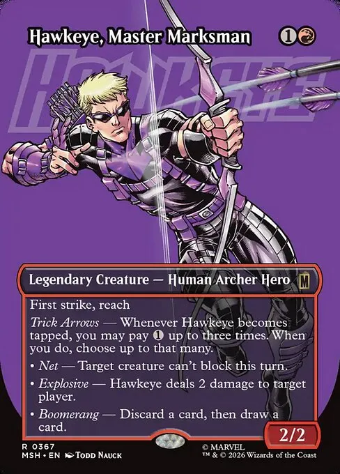 Hawkeye, Master Marksman - Foil