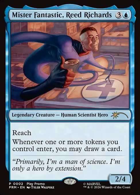 Mister Fantastic, Reed Richards - Foil