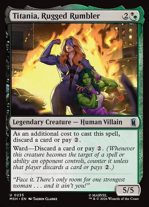 Titania, Rugged Rumbler - Foil