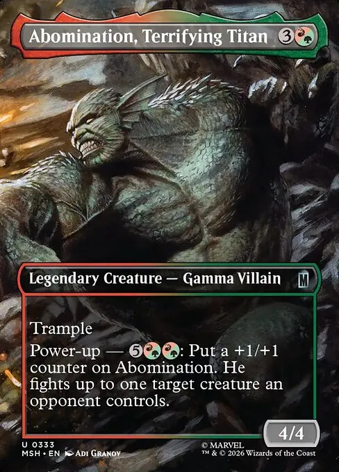 Abomination, Terrifying Titan - Foil