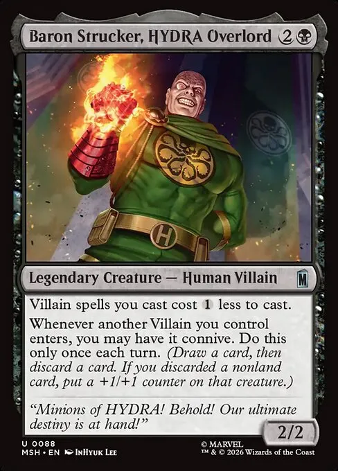 Baron Strucker, HYDRA Overlord - Foil