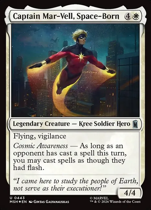 Captain Mar-Vell, Space-Born - Foil