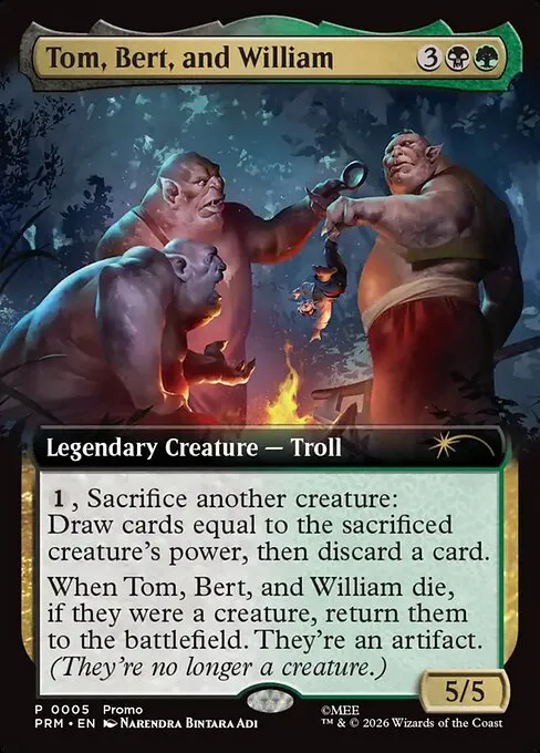 Tom, Bert, and William - Foil