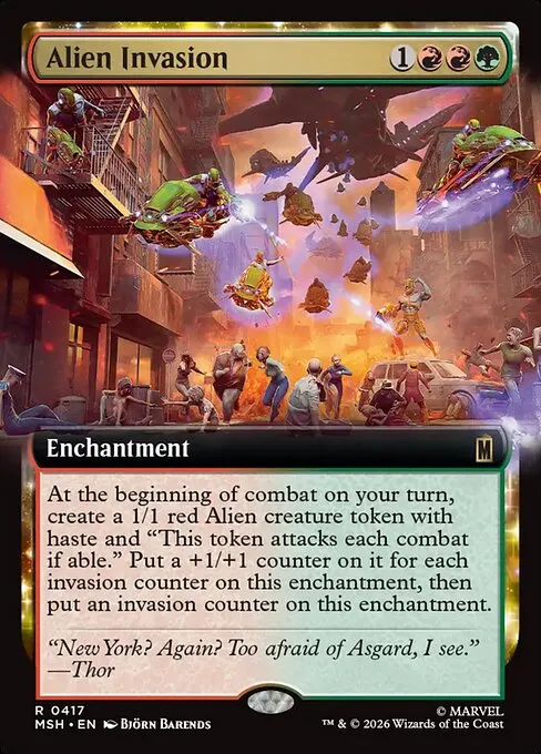 Alien Invasion - Foil