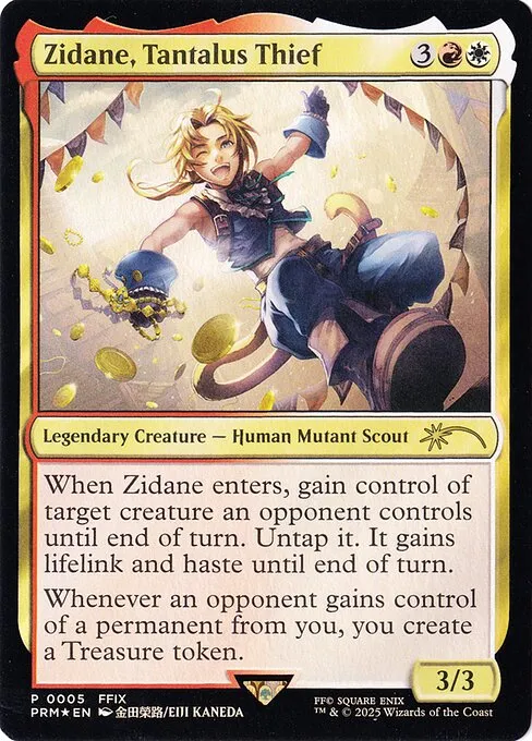 Zidane, Tantalus Thief - Foil