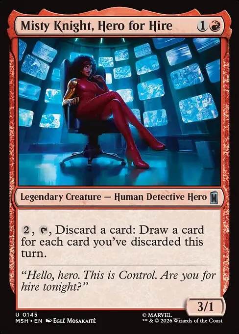 Misty Knight, Hero for Hire - Foil
