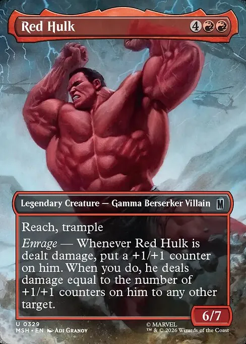 Red Hulk - Foil