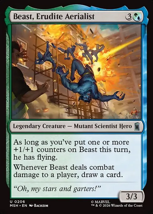 Beast, Erudite Aerialist - Foil