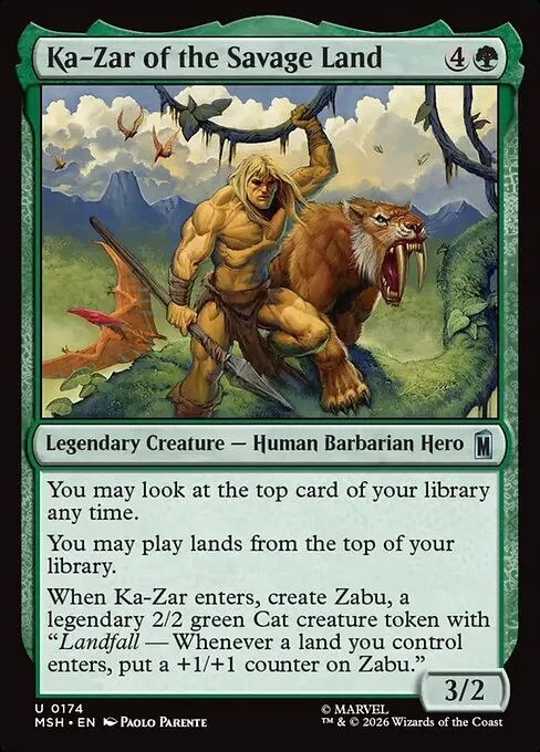 Ka-Zar of the Savage Land - Foil