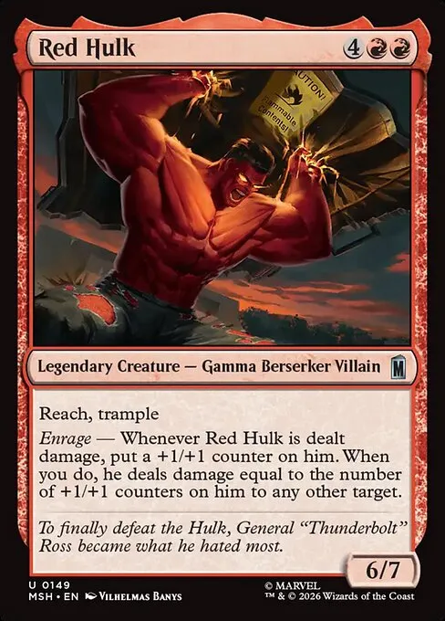 Red Hulk - Foil