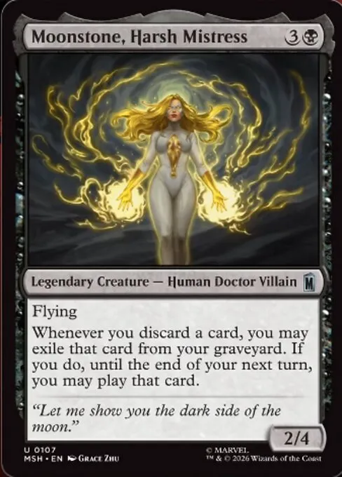 Moonstone, Harsh Mistress - Foil