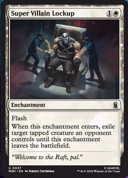 Super Villain Lockup - Foil