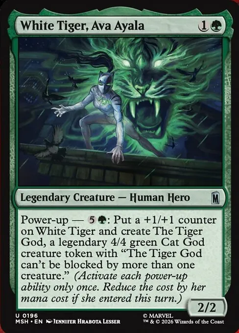 White Tiger, Ava Ayala - Foil