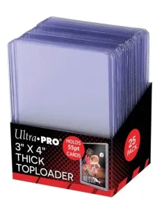ULTRA PRO OBALY - Toploader 3" x 4" Clear
