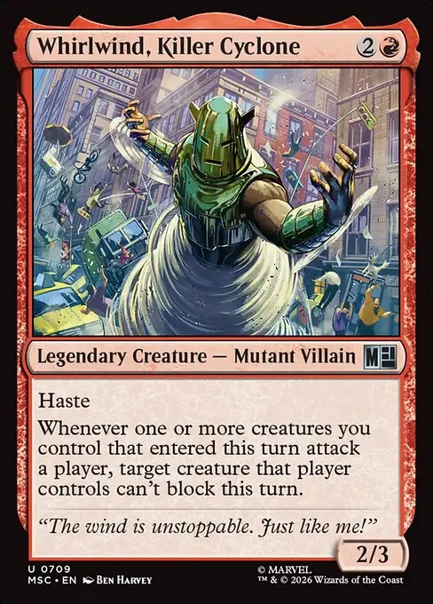 Whirlwind, Killer Cyclone - Foil