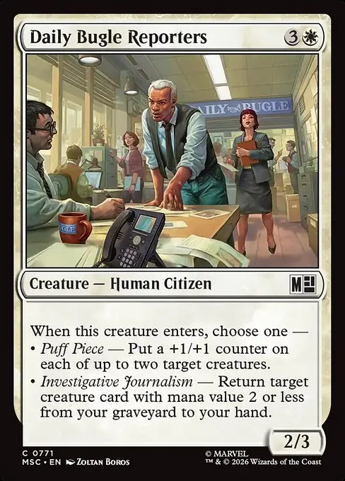 Daily Bugle Reporters - Foil
