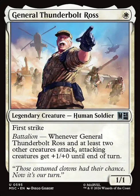 General Thunderbolt Ross - Foil