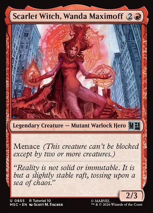 Scarlet Witch, Wanda Maximoff - Foil